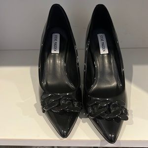 Steve Madden black heels. Never worn